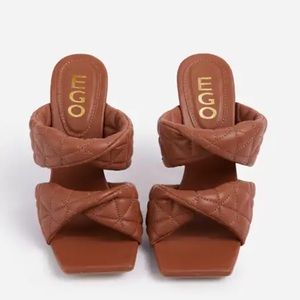 *NEW EGO Square Toe Heel Mule -Size(9)UK-size(7)